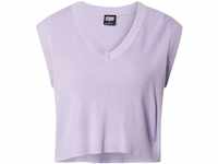 Urban Classics Women's TB4787-Ladies Short Knittd Slip On Pullover Sweater, Lilac,
