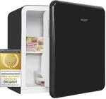 Exquisit Mini K&uuml;hlschrank CKB45-0-031F Schwarz - 47 L K&uuml;hlbox Ohne