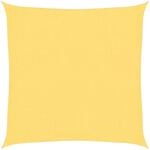 vidaXL Sonnensegel UV-Schutz HDPE Quadratisch 2x2m Beige Sonnendach Windschutz