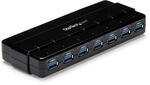 StarTech.com 7 Port USB 3.0 SuperSpeed Hub - USB 3 Hub Netzteil / Stromanschluss und