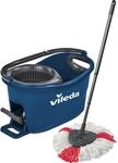 Vileda Turbo EasyWring & Clean Bodenwischer Komplett Set, Wischmopp und Eimer mit