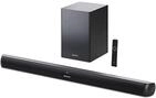 SHARP HT-SBW202 2.1-Kanal Soundbar mit kabellosem Subwoofer | 200 W Gesamtleistung,