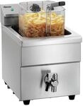 Bartscher Induktions-Fritteuse 8L Plus aus Edelstahl, 230 V, 3,5 kW, mit