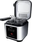 Steba Mini-Fritteuse DF 150, f&uuml;r bis zu 800g Frittiergut, Edelstahlgeh&auml;use, 2,5
