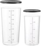 ESGE-Becherset-Glas 7150 bestehend aus zwei Messbechern (400 ml/700 ml) aus