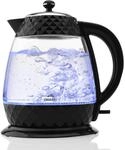 ETA Design Wasserkocher Crystal I Leistung 2.200 W I Volumen 1,7 l I