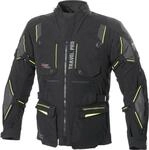 B&uuml;se Travel Pro Motorrad Textiljacke, schwarz/grau/gelb, 56