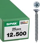 SPAX Holzbauschraube, 12, 0 x 500 mm, 25 St&uuml;ck, T-Star plus, Senkkopf mit