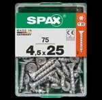 Spax Befestigungen Spax Trx Senkkopf gelb 4,5x25 m 75 St 4191020450252