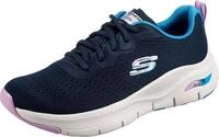 Skechers Damen Arch FIT Infinity COOL Sneaker, Navy Mesh Multi Trim, 41 EU