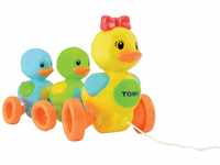TOMY E4613 Babyspielzeug Entenfamilie mit Soundeffekt–Hochwertiges