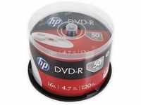 HP DVD-R 16X 50PK Cake Box 4.7GB, W125817156 (4.7GB)