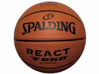 Spalding React FIBA TF 250 76967Z, Unisex basketballs, orange, 7 EU