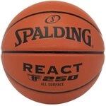 Spalding React TF-250 Ball 76801Z, Unisex basketballs, orange, 7 EU