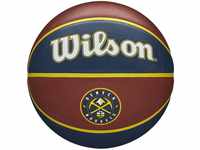 Wilson Basketball NBA TEAM TRIBUTE, DENVER NUGGETS, Outdoor, Gummi, Größe: 7