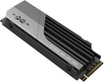 Silicon Power 1TB XS70 &ndash; funktioniert mit PlayStation 5, Nvme PCIe Gen4 M.2 2280