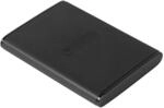 Transcened ESD270C 500GB USB 3.1 Gen 2, Type C, Schwarz, bis zu 520 MB/s, Externe SSD