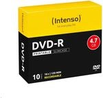 Intenso DVD-R Rohlinge, Printable, 4,7GB, 16x Speed, 10er Slim Case