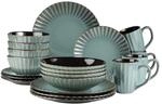 M&Auml;SER 931964 Serie Confino Geschirr Set f&uuml;r 4 Personen im modernen Vintage Look,
