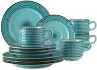 Serie Prospero Premium Kaffeegeschirr Set f&uuml;r 4 Personen in Gastronomie-Qualit&auml;t,