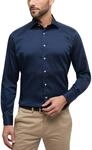 ETERNA Langarm Hemd Modern Fit, Performance Shirt Stretch, unifarben (Marine,...