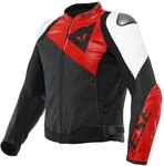 Dainese Sportiva Motorrad Lederjacke, schwarz/rot/wei&szlig;, 56