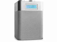 Audizio Ancona DAB-Radio mit Akku, Mini Radio Bluetooth und MP3-Player kleines