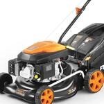 FUXTEC 3in1 Benzinrasenm&auml;her FX-RM4346, 42cm Schnittbreite, 4-Takt Hinterantrieb,