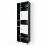Vicco Badschrank Ilias, Anthrazit/Wei&szlig;, 60 x 190 cm, mit Variabler...