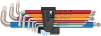 Wera 3950/9 Hex-Plus Multicolour Imperial Stainless 1 SB, Winkelschl&uuml;ssel Satz,