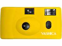 Yashica MF-1 gelb Snapshot 35 mm Kleinbild Kamera-Set (mit eingelegtem Film +