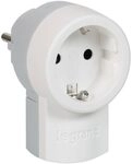LEGRAND, Schutzkontakt-Stecker mit Steckdose, Doppelfunktionsstecker, Deutscher