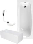 Calmwaters&reg; Badewanne Komplettset 180x80 cm mit Wannentr&auml;ger &...