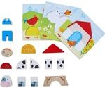 HABA 306488 - Zuordnungsspiel Bauernhof, Legespiele ab 1,5 Jahren, Made in Germany