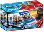 PLAYMOBIL City Action 70899 Polizei-Mannschaftswagen, Mit Licht und Sound,...