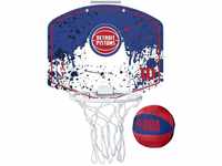 Wilson Mini-Basketballkorb NBA TEAM MINI HOOP, DETROIT PISTONS, Kunststoff