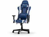 DXRacer PRINCE L Blau & Weiß PVC Leder das Orginal Gaming Stuhl