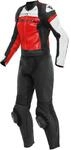 Dainese Mirage 2-Teiler Damen Motorrad Lederkombi, schwarz/rot/wei&szlig;, 42