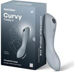 Satisfyer, Druckwellenvibrator, Curvy Trinity 3, 17,5 cm, 3 Motoren, vielseitig