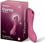 Satisfyer, Druckwellenvibrator, Curvy Trinity 3, 17,5 cm, 3 Motoren, vielseitig