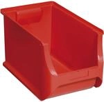 Allit 456281 ProfiPlus Box 4H, rot Stapelsichtbox, PP T&Uuml;V/GS, V: 9,8