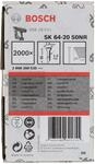 Bosch Professional 2000x Senkkopf-Stift SK64 20NR (f&uuml;r Holzleiste, Spanplatte,