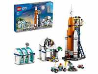LEGO 60351 City Raumfahrtzentrum Weltraum-Spielzeug NASA Serie mit 7