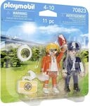 Playmobil 70823 Emergency Doctor/Policeman, Multicoloured, One Size
