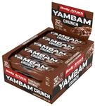 Body Attack YAMBAM Crunch, Chocolate Brownie, 15 x 55g, Proteinriegel Mix mit 33%
