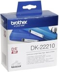 Brother DK-22210 Endlosetiketten (Papier, 29 mm breit, 30,48 m lang, f&uuml;r Brother
