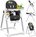 KIDIZ&reg; 3in1 Hochstuhl Kinderhochstuhl inkl. Spielb&uuml;gel, Babyliege, Kombihochstuhl