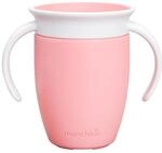 Munchkin Miracle 360ᵒ Trinklernbecher mit Griffen, auslaufsicher, ab 6 Monaten,