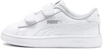 PUMA Unisex Baby Puma Smash v2 L V Inf Sneaker, Puma White-Puma White, 25 EU