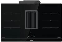 Gorenje HET949BSC, Induktionskochfeld mit integrierter Dunstabzugshaube G600, Black